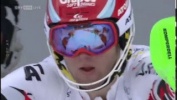 Slalom Kitzbühel 2016 1  Durchgang  Marco Schwarz AUT mit sehr gutem Lauf 3. Platz