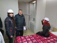 Томас Бах посетил Олимпийскую деревню в Пхенчхане Томас Бах посетил Олимпийскую деревню в Пхенчхане