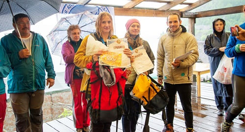 Галина Терентьева и Дарья Серюпова -  победительницы IV этапа Кубка России по альпинизму в скальном классе