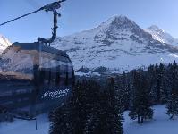 Новый подъемник Eiger Express в горнолыжном регионе Юнгфрау 