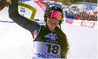Лоренс Сен-Жермен сенсационно выигрывает золотую медаль в слаломе чемпионата мира в Мерибеле Лоренс Сен-Жермен сенсационно выигрывает золотую медаль в слаломе чемпионата мира в Мерибеле