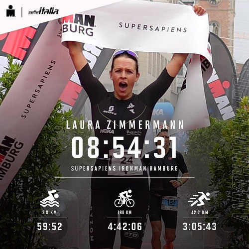 Немка Лаура Циммерман стала победительницей Supersapiens IRONMAN Hamburg 2021