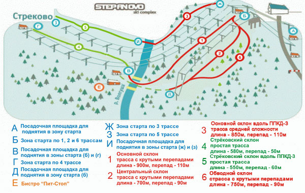 Трассы Степаново (Stepanovo)