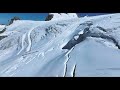 Zermatt Summer Skiing Drone Footage