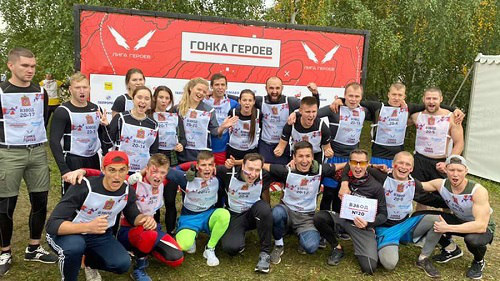 Массовый экстремальный забег "Гонка Героев" прошел в Подмосковье