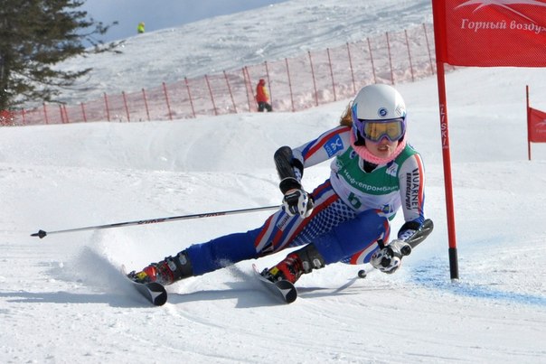 Екатерина Ткаченко выиграла сегодняшний слалом и стала двукратной чемпионкой России на Сахалине