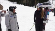 Lindsey Vonn and Canyons/Park City Resort COO introduce expansion