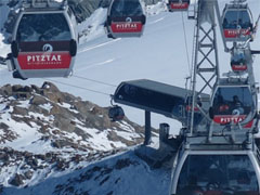 Ледниковые горнолыжные курорты Австрии открываются для катания
