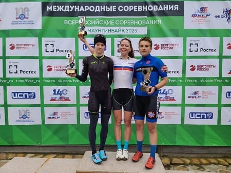 Ильина, Иванов, Анисимов - победители международных соревнований по маунтинбайку в Псебае