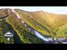 Skiing Slalom on the Killington World Cup Trail in June