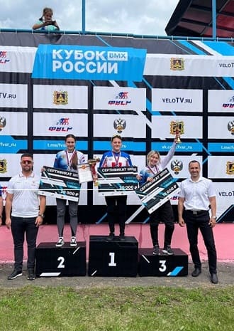 Ярослава Бондаренко стала абсолютной победительницей пятого этапа Кубка России по ВМХ