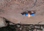 "Bishop Crack" (5.12b), South Platte, Colorado