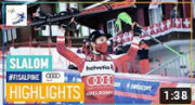 Schwarz finally breaks deadlock | Men's Slalom | Adelboden | FIS Alpine
