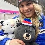 Линдси Вонн выиграла первую тренировку скоростного спуска в Йонгсьоне 