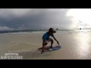 Awesome skimboarding footage captured on Boracay beach by GoGarr!