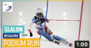 Michelle Gisin | 3rd place | Zagreb | Women's Slalom | FIS Alpine