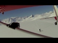 Towed Behind an Airplane on Skis