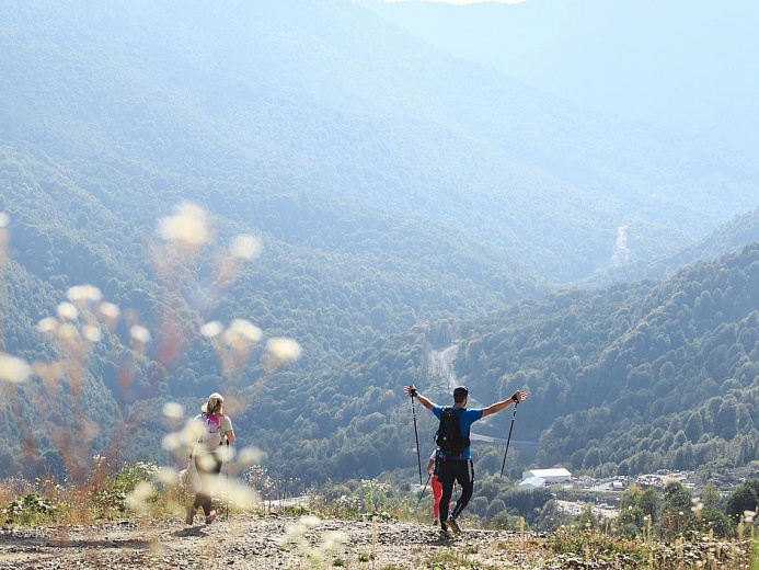 На Роза Хутор пройдет трейловый забег Hoka Wild Trail-2020