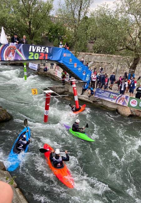 В Ивреа завершился чемпионат Европы по гребному слалому