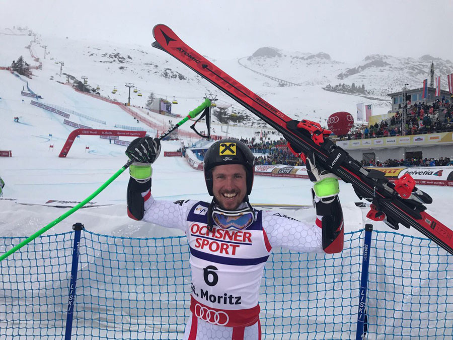Марсель Хиршер выиграл слалом-гигант чемпионата мира