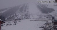 На горе в Шерегеше лег снег На горе в Шерегеше лег снег