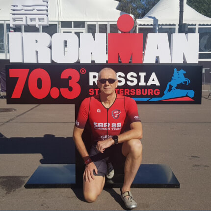 Сергей Богданов - призер IRONMAN 70.3 St.Petersburg