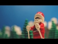 Lego Santa Back-Flips On Skis