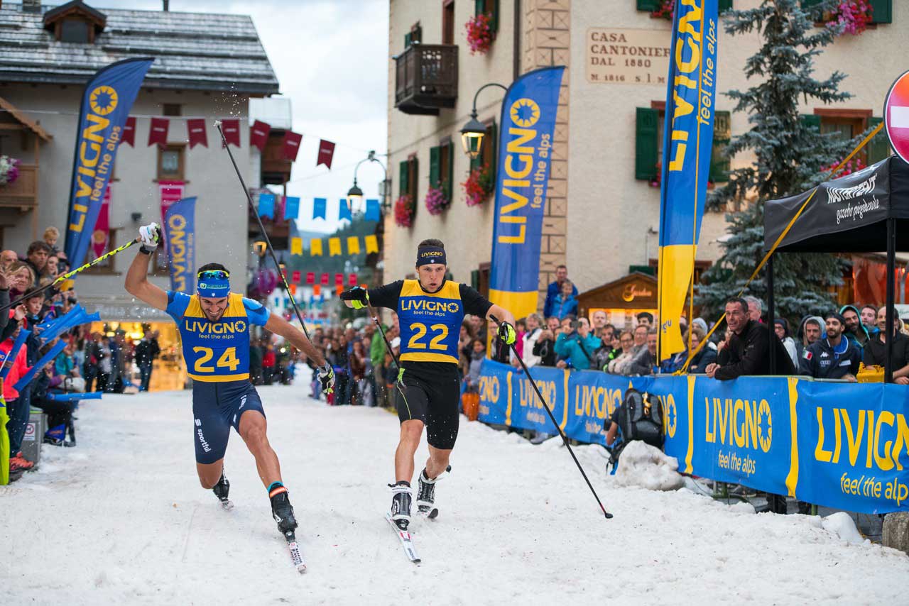 Летняя лыжная гонка в Ливиньо. Palio delle Contrade и 1K Shot 2018