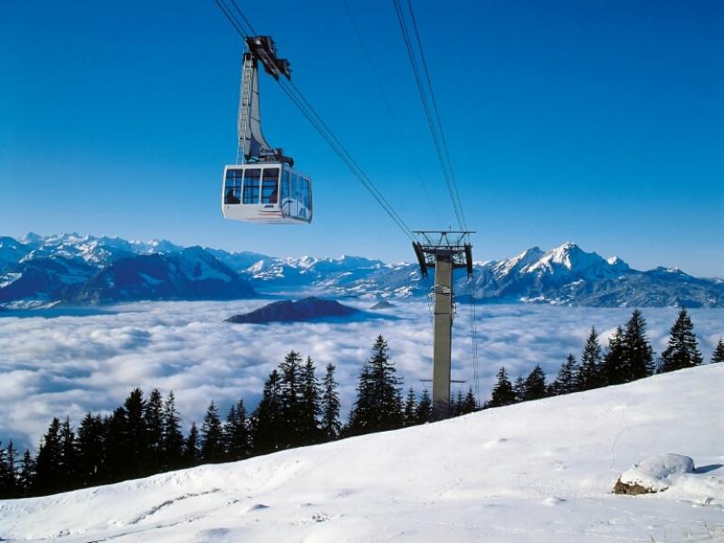 Персональный подъемник на Rigi-Kaltbad