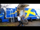 INSIDE SKI TEAM SWEDENS WAXING TRUCK