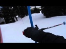 Fat skis on the Slalom course: 186 Atomic Backland