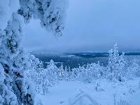 21 день непрерывной полярной ночи для лыжников в Лапландии