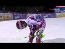 TV drone crashes during ski race - Marcel Hirscher at Madonna di Campiglio