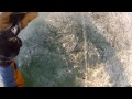 Лыжник провалился под лёд на Байкале