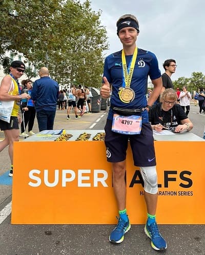 Анатолий Сардовский - участник всех пяти забегов SuperHalfs