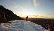 Midnight skiing in Lapland