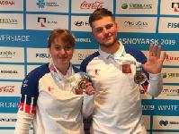 Екатерина Мальцева и Артем Набиулин выиграли золото в ски-кроссе на Универсиаде-2019 
