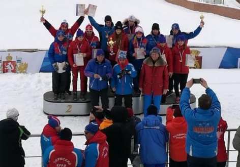 Чемпион России в миксте - команда Московской области