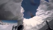 24-05-2015 Chute en crevasse a ski et secours sur le glacier du Strahlhorn.