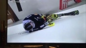 Kitzbühel 2016 Slalom Giuliano Razzoli ITA Sturz Crash Accident 24/1/2016