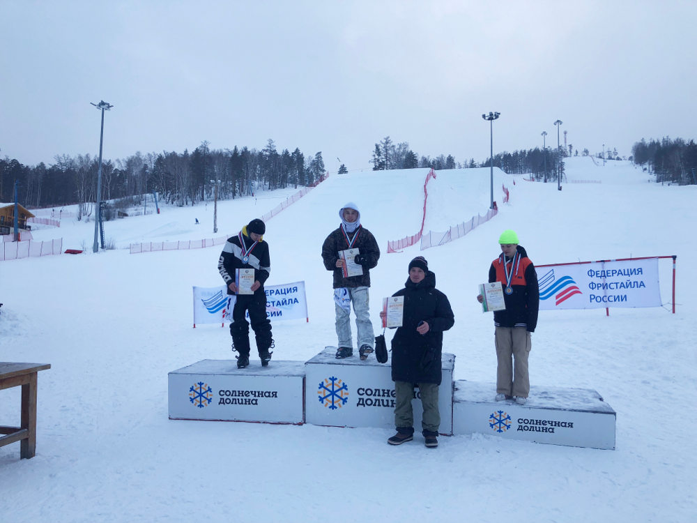 Федор Муралев и Александра Глазкова – чемпионы России по фристайлу в дисциплине «хаф-пайп»