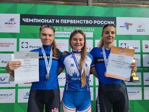 Николай Иванов и Анна Миролюбова - чемпионы России по маунтинбайку в гонке с выбыванием