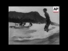 Waikiki Beach Stunt For Visitors 1932