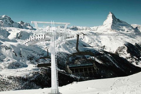 Новый кресельный подъемник в Церматте