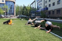 Сноубордисты сборной России по слоупстайлу прибыли на тренировочную базу "Озеро Круглое" 