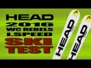 2016 HEAD WC Rebels iSpeed Ski Test with Mikey Stanley