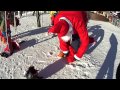 Breaking Records At Santa Ski  | Action Cam | Sony