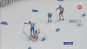 DRAMATIC FINISH of men's team sprint [C] & GOLD for Russia - VM Lahti 2017