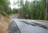 В смоленском биатлонном комплексе построена лыжероллерная трасса  