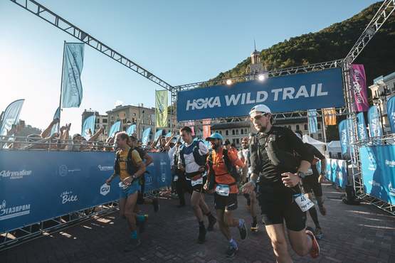 На курорте "Роза Хутор" завершился трейловый забег Hoka Wild Trail 2020